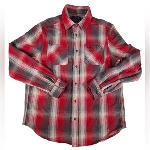 NWT Polo Ralph Lauren BOYS Plaid Brushed Cotton Flannel Shirt Button Down Shirt